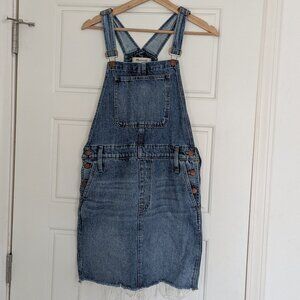 Madewell Denim Overall Dress in Size 2